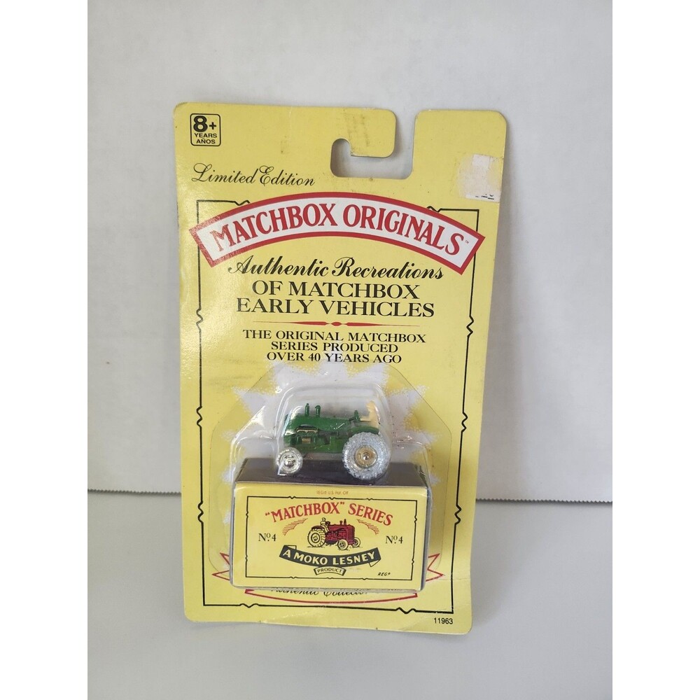 Matchbox Originals Authentic Recreations #4 Tractor NEW Sealed